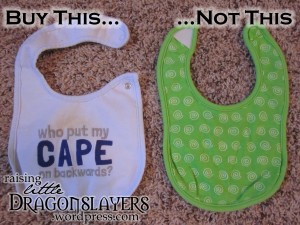 Get snaps, not Velcro!  Both your baby and your laundry will thank you.