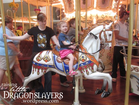 First time on the carousel!